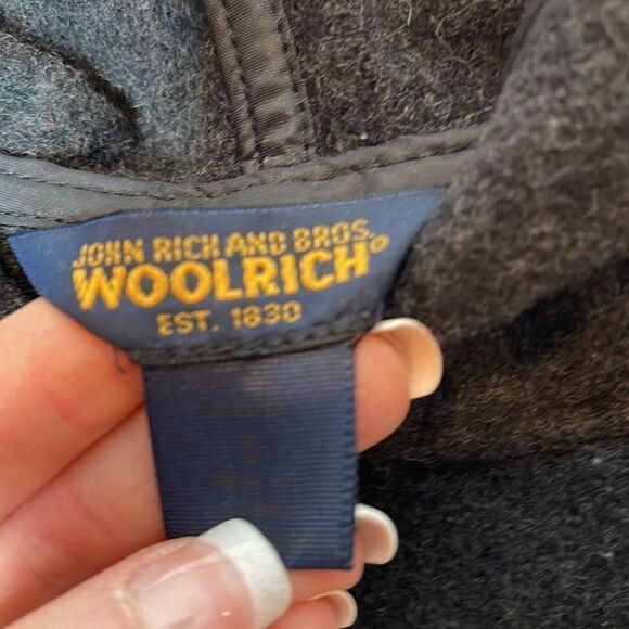 Woolrich Women’s Full Zip Charcoal Grey Hoodie Jacket. Size Small. - Picture 5 of 9